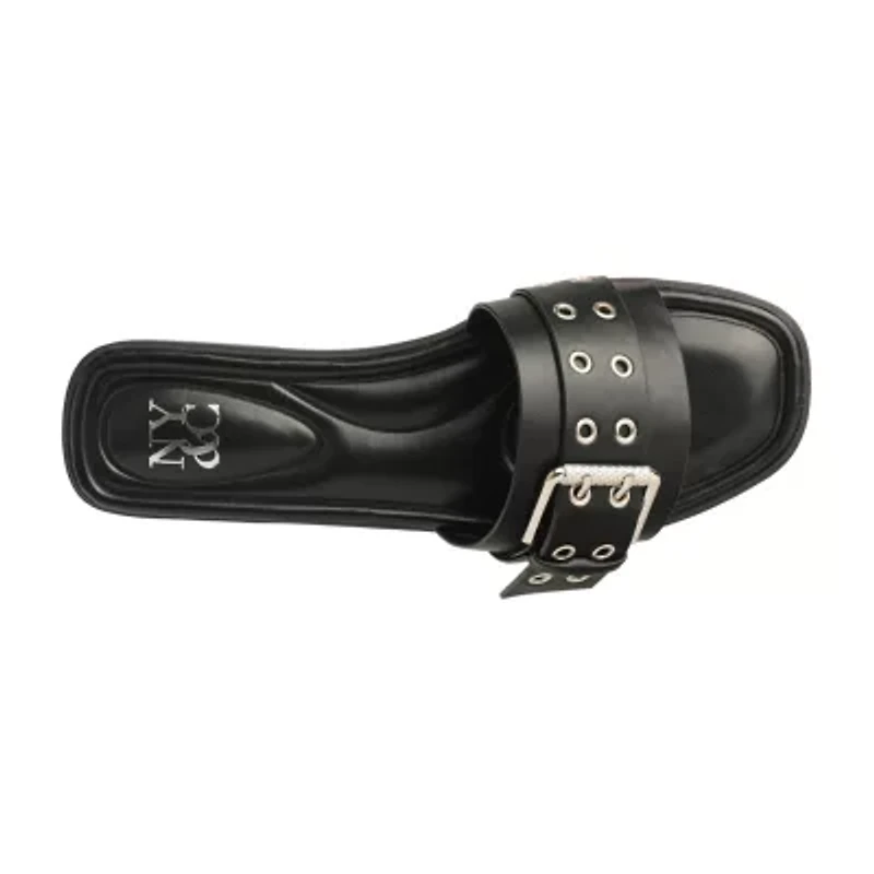 New York & Company Womens Rey Slide Sandals