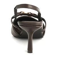 New York & Company Womens Cindy Heeled Sandals