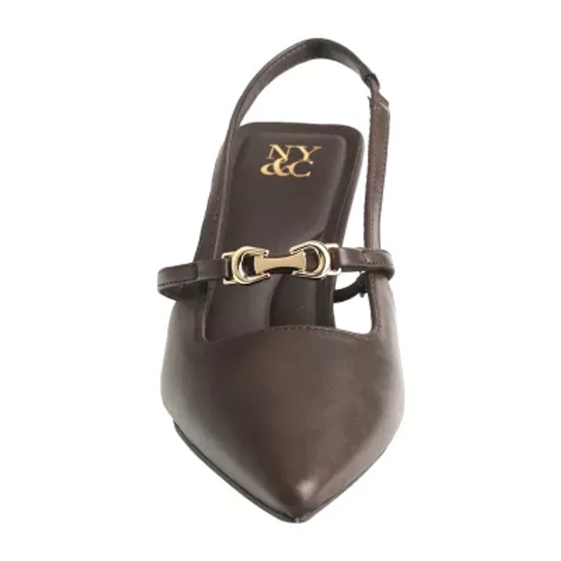 New York & Company Womens Cindy Heeled Sandals