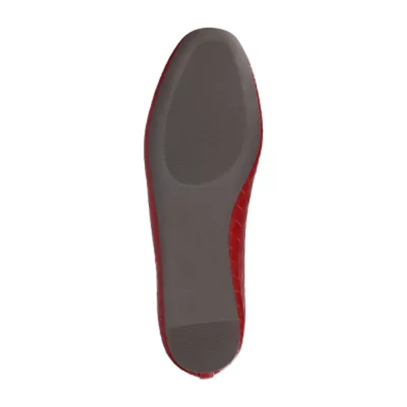 Journee Collection Womens Almond Closed Toe Ballet Flats