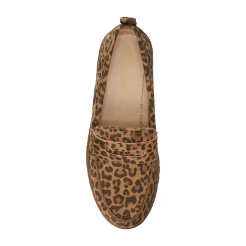 Journee Collection Womens Round Closed Toe Loafers