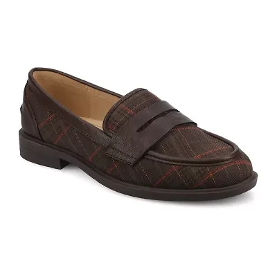 Journee Collection Brooks Womens Round Closed Toe Loafers