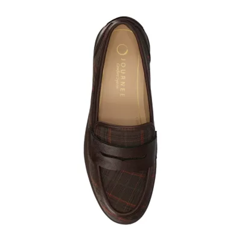 Journee Collection Brooks Womens Round Closed Toe Loafers