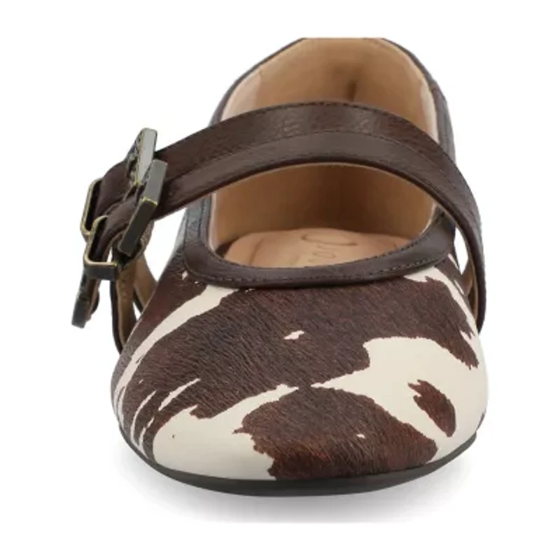 Journee Collection Womens Almond Closed Toe Ballet Flats
