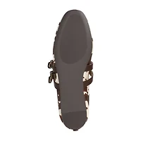 Journee Collection Womens Almond Closed Toe Ballet Flats