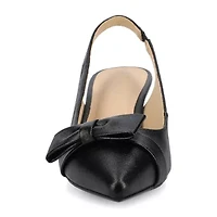 Journee Collection Paloma Womens Pointed Closed Toe Kitten Heel Pumps