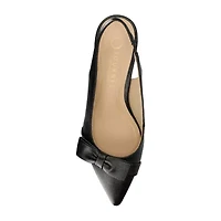 Journee Collection Paloma Womens Pointed Closed Toe Kitten Heel Pumps
