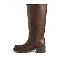 New York & Company Womens Cady Stacked Heel Over the Knee Boots
