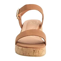 New York & Company Womens Halina Wedge Sandals