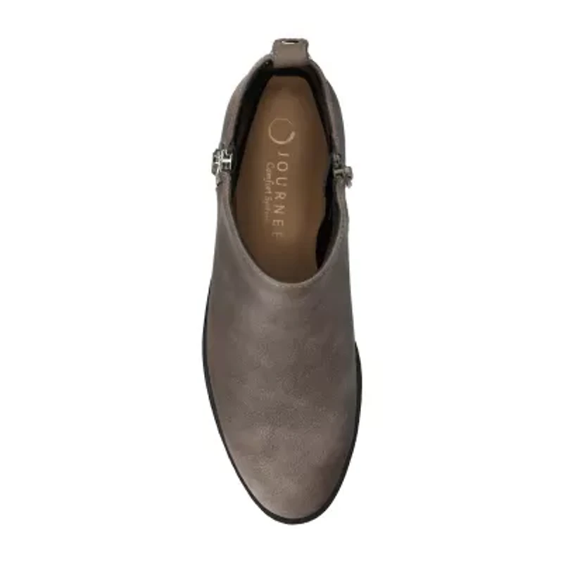 Journee Collection Womens Block Heel Booties