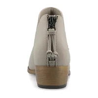 Journee Collection Womens Stacked Heel Booties