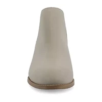 Journee Collection Womens Stacked Heel Booties