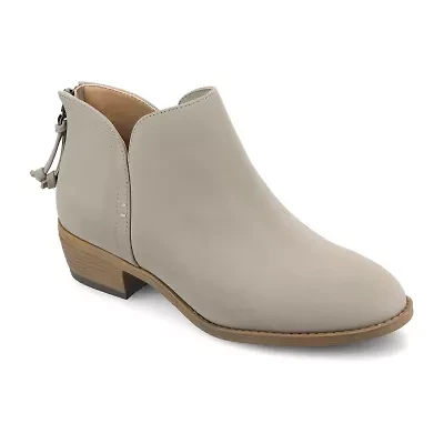 Journee Collection Womens Stacked Heel Booties