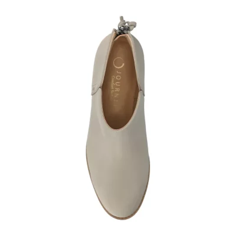 Journee Collection Womens Stacked Heel Booties