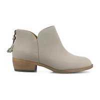 Journee Collection Womens Stacked Heel Booties