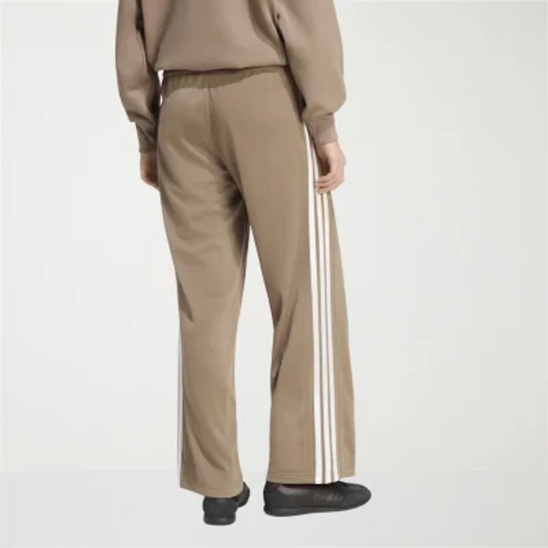 adidas Womens Wide Leg High Rise Regular Fit Track Pant