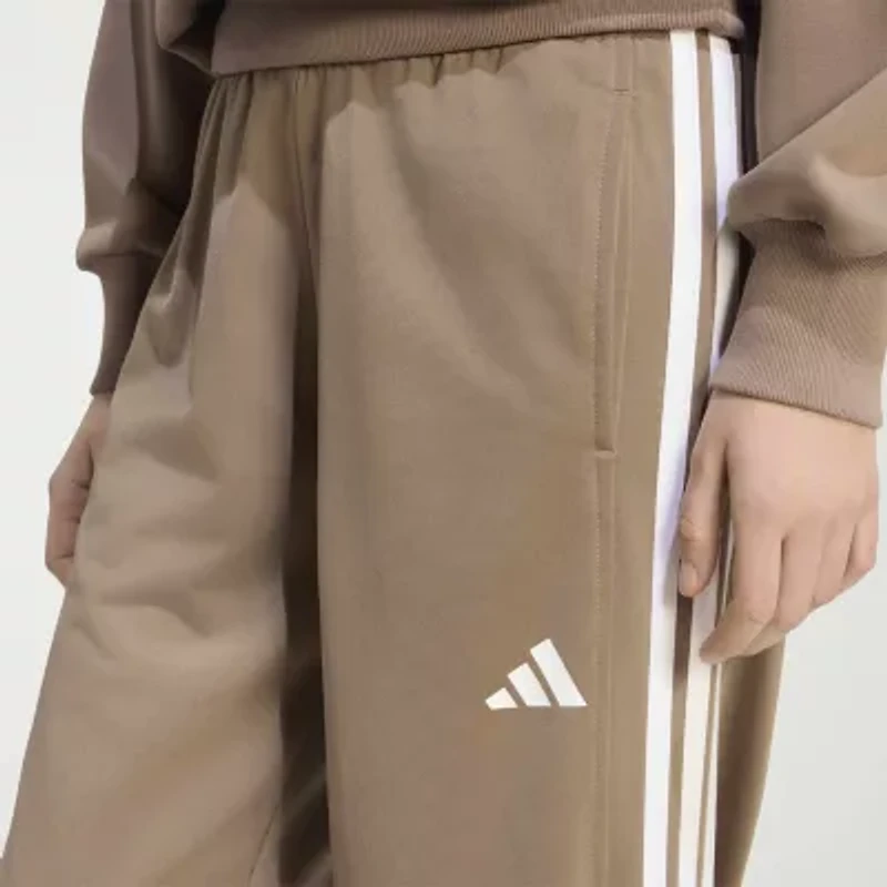 adidas Womens Wide Leg High Rise Regular Fit Track Pant