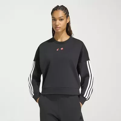adidas Womens Crew Neck Long Sleeve Sweatshirt