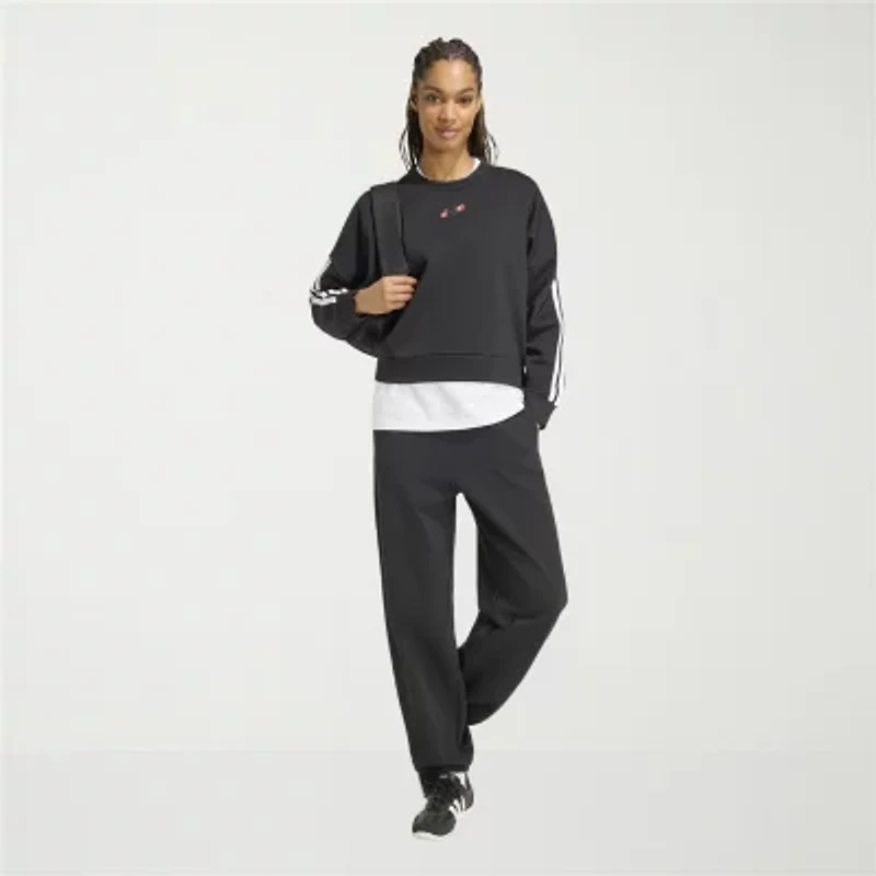 adidas Womens Crew Neck Long Sleeve Sweatshirt
