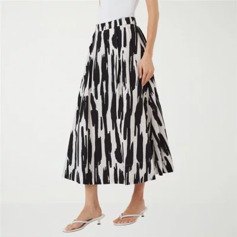 RM Rebecca Minkoff Womens Midi Pencil Skirt