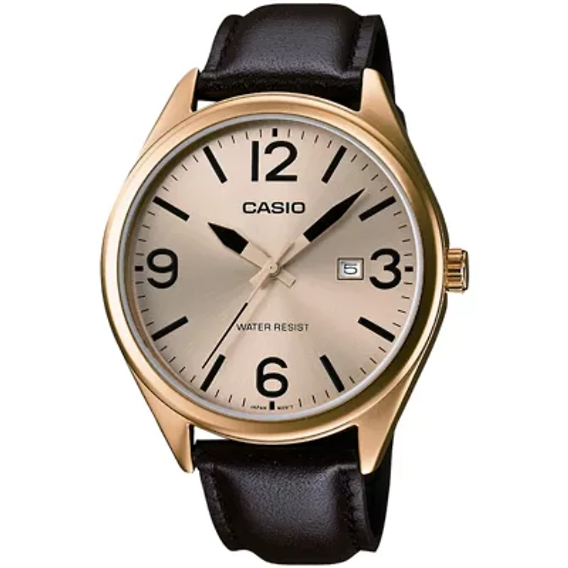 Casio Mens Black Strap Watch Mtp1342l-9b
