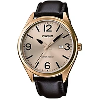 Casio Mens Black Strap Watch Mtp1342l-9b
