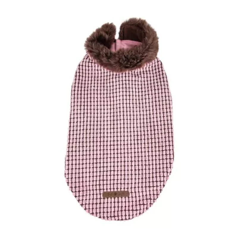 Pet Life ® Luxe 'Beautifur' Elegant Designer Boxed Faux Mink Fur Dog Coat