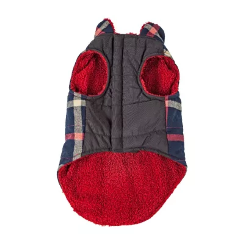 Pet Life ® 'Allegiance' Classical Plaided Insulated Dog Coat Jacket