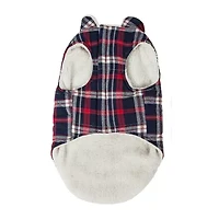 Pet Life ® 'Puddler' Classical Plaided Insulated Dog Coat Jacket