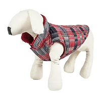 Pet Life ® 'Scotty' Tartan Classical Plaided Insulated Dog Coat Jacket