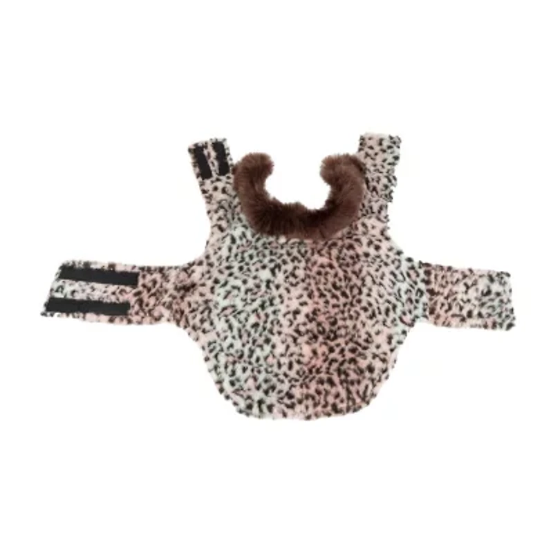 Pet Life ® Luxe 'Furracious' Cheetah Patterned Faux Mink Dog Coat