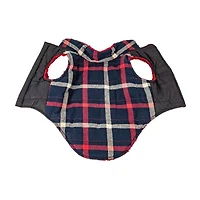 Pet Life ® 'Allegiance' Classical Plaided Insulated Dog Coat Jacket