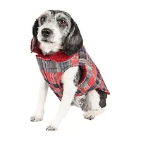 Pet Life ® 'Scotty' Tartan Classical Plaided Insulated Dog Coat Jacket