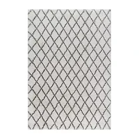 nuLoom Lenita Trellis Shaggy Rectangular Rug