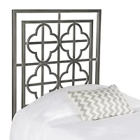 Lucinda Metal Tufted Nailhead Trim Headboard