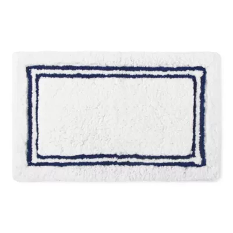 Fieldcrest Luxury Border Stripe Bath Rug