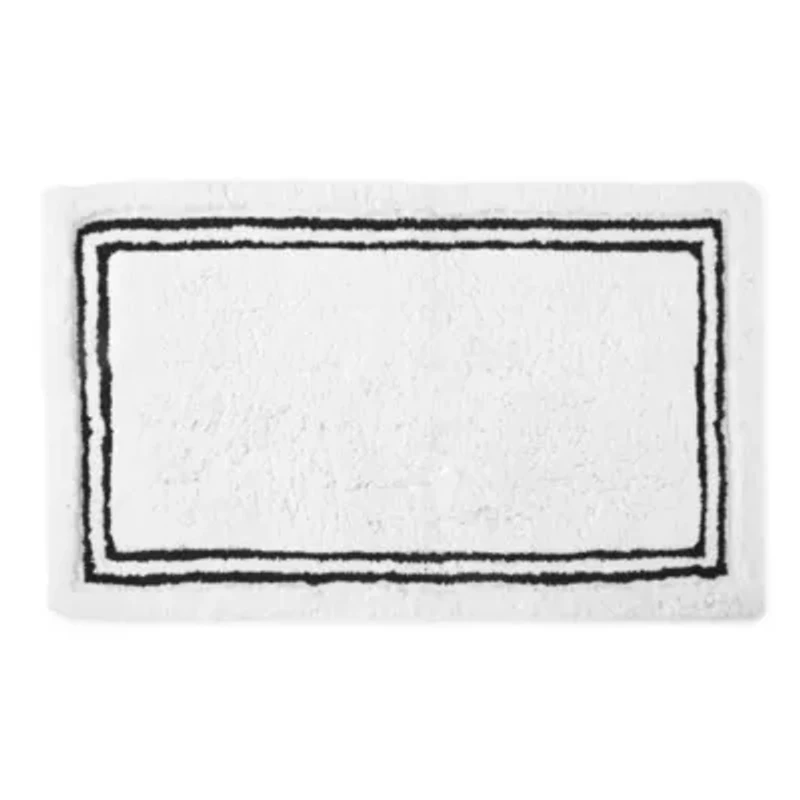 Fieldcrest Luxury Border Stripe Bath Rug