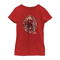 Little & Big Kid Girls Crew Neck Short Sleeve Slim Fit Doctor Strange Marvel Graphic T-Shirt
