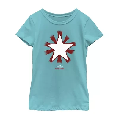 Little & Big Kid Girls Crew Neck Short Sleeve Slim Fit Doctor Strange Marvel Graphic T-Shirt