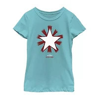 Little & Big Kid Girls Crew Neck Short Sleeve Slim Fit Doctor Strange Marvel Graphic T-Shirt