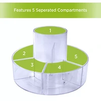 Kenney Storage Made Simple Lazy Susan 360 Rotating Countertop Bathroom Organizer