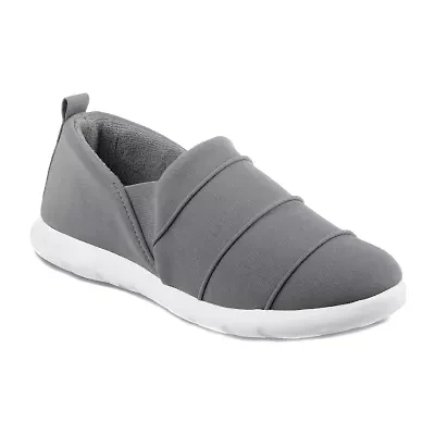 Isotoner Womens Memory Foam Slip-On Slippers