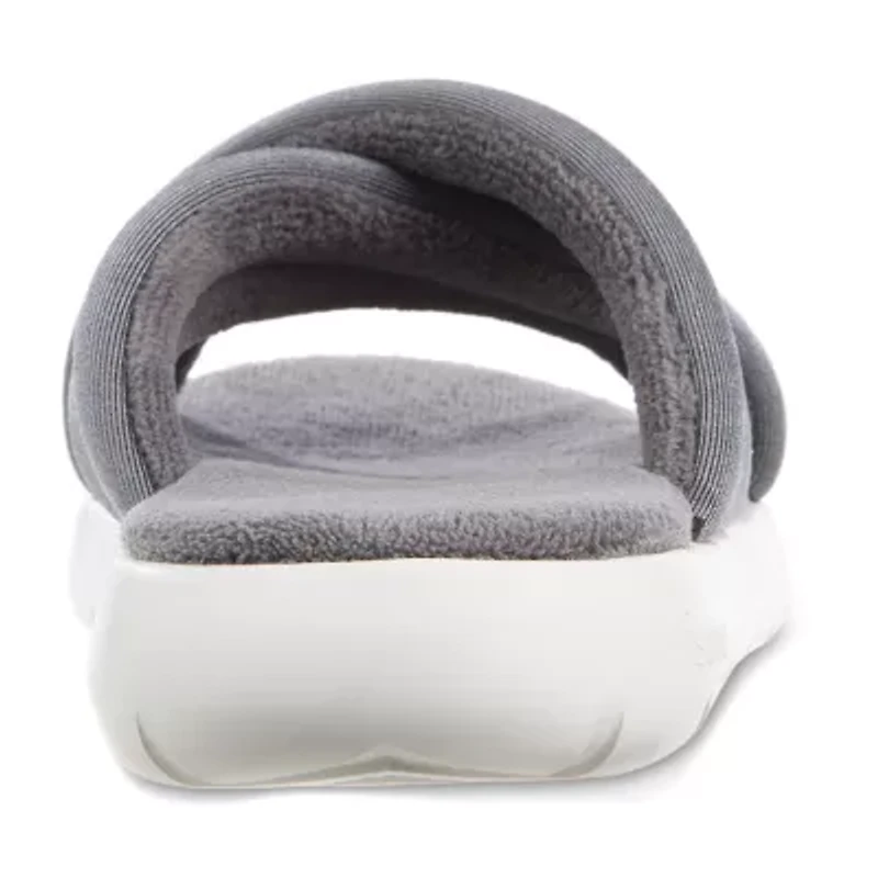 Isotoner Womens Memory Foam Slip-On Slippers