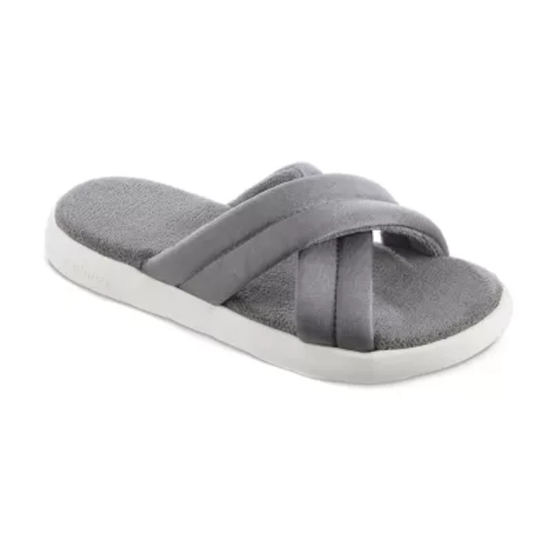 Isotoner Womens Memory Foam Slip-On Slippers