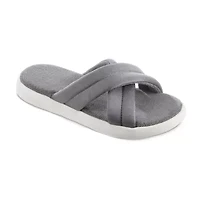 Isotoner Womens Memory Foam Slip-On Slippers