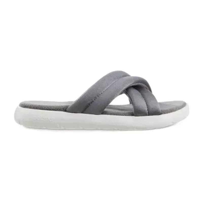 Isotoner Womens Memory Foam Slip-On Slippers