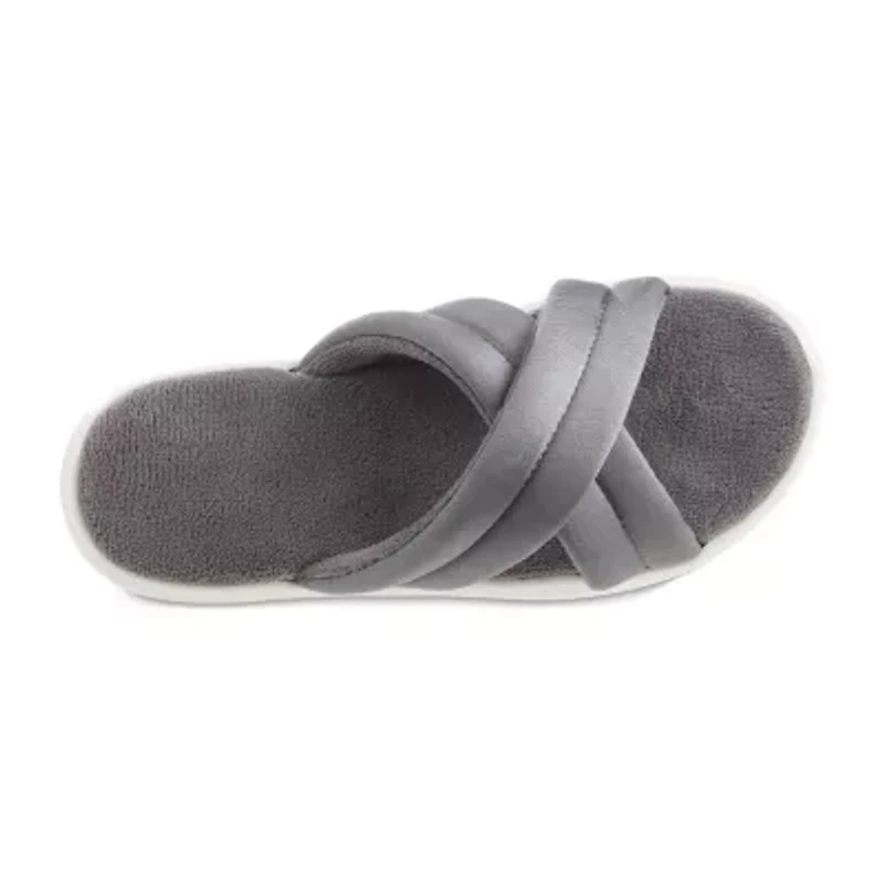 Isotoner Womens Memory Foam Slip-On Slippers