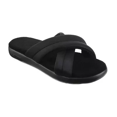 Isotoner Womens Memory Foam Slip-On Slippers