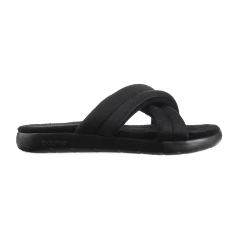 Isotoner Womens Memory Foam Slip-On Slippers