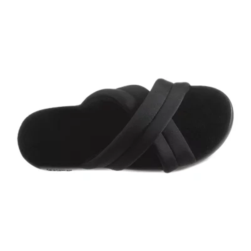 Isotoner Womens Memory Foam Slip-On Slippers